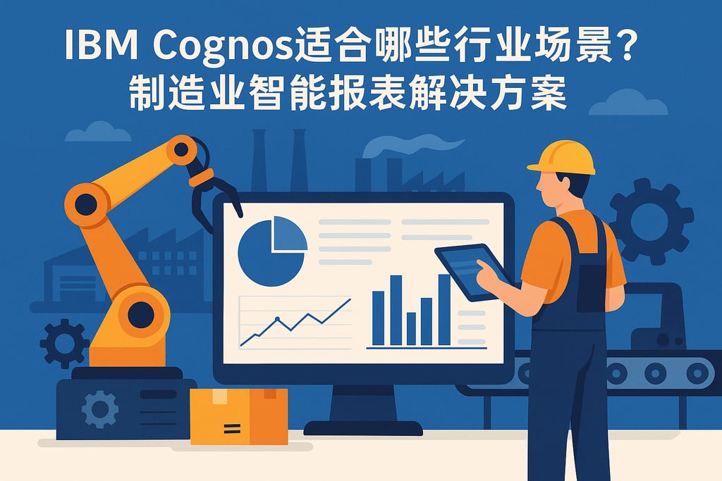 IBM Cognos适合哪些行业场景？制造业智能报表解决方案